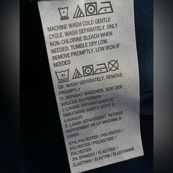 Susan Graver Silky Soft Stretch Peachskin Blue Button Front Big Shirt Large - Picture 11 of 12